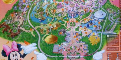 Hong Kong Disney karte