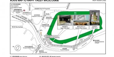 Karte Happy Valley Hong Kong