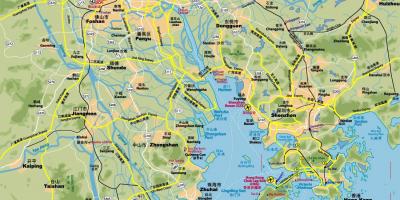 Ceļu karte Hong Kong