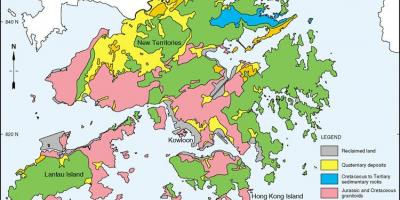 Ģeoloģiskā karte Hong Kong