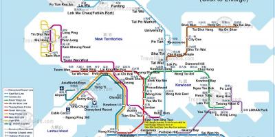 Metro karte Hong Kong