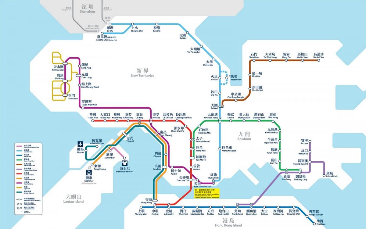 HK kartes MTR