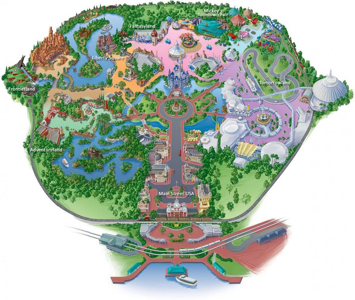 karte Hong Kong Disneyland