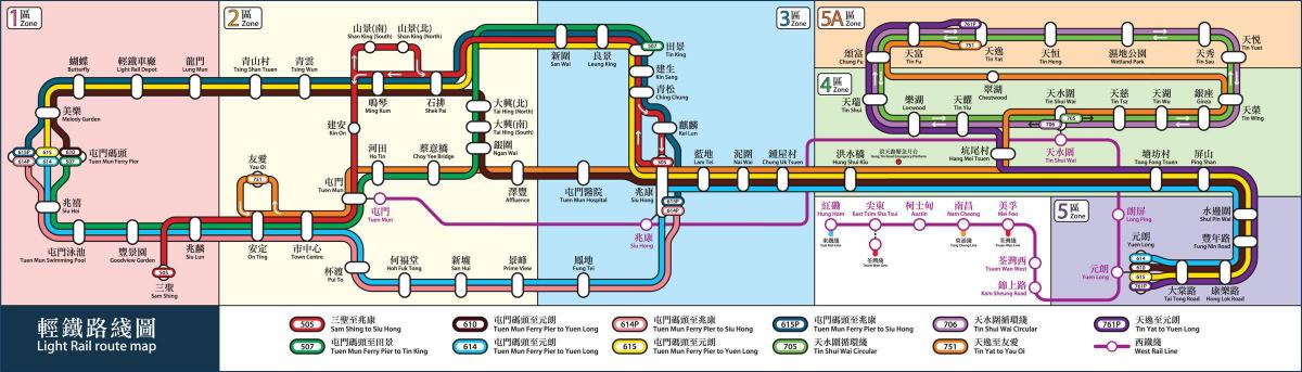 HK dzelzceļa kartes