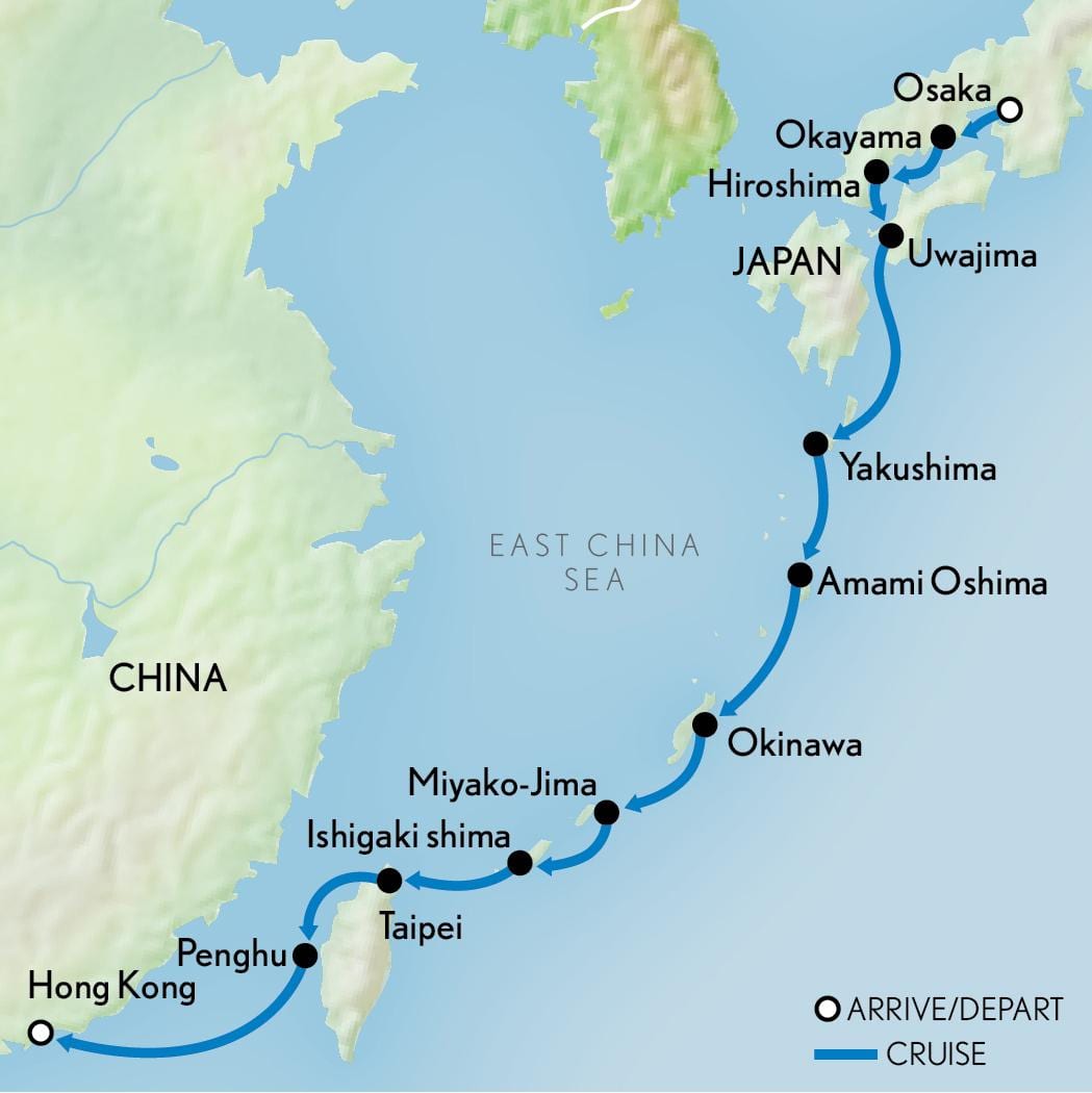 karte Honkonga un japāna