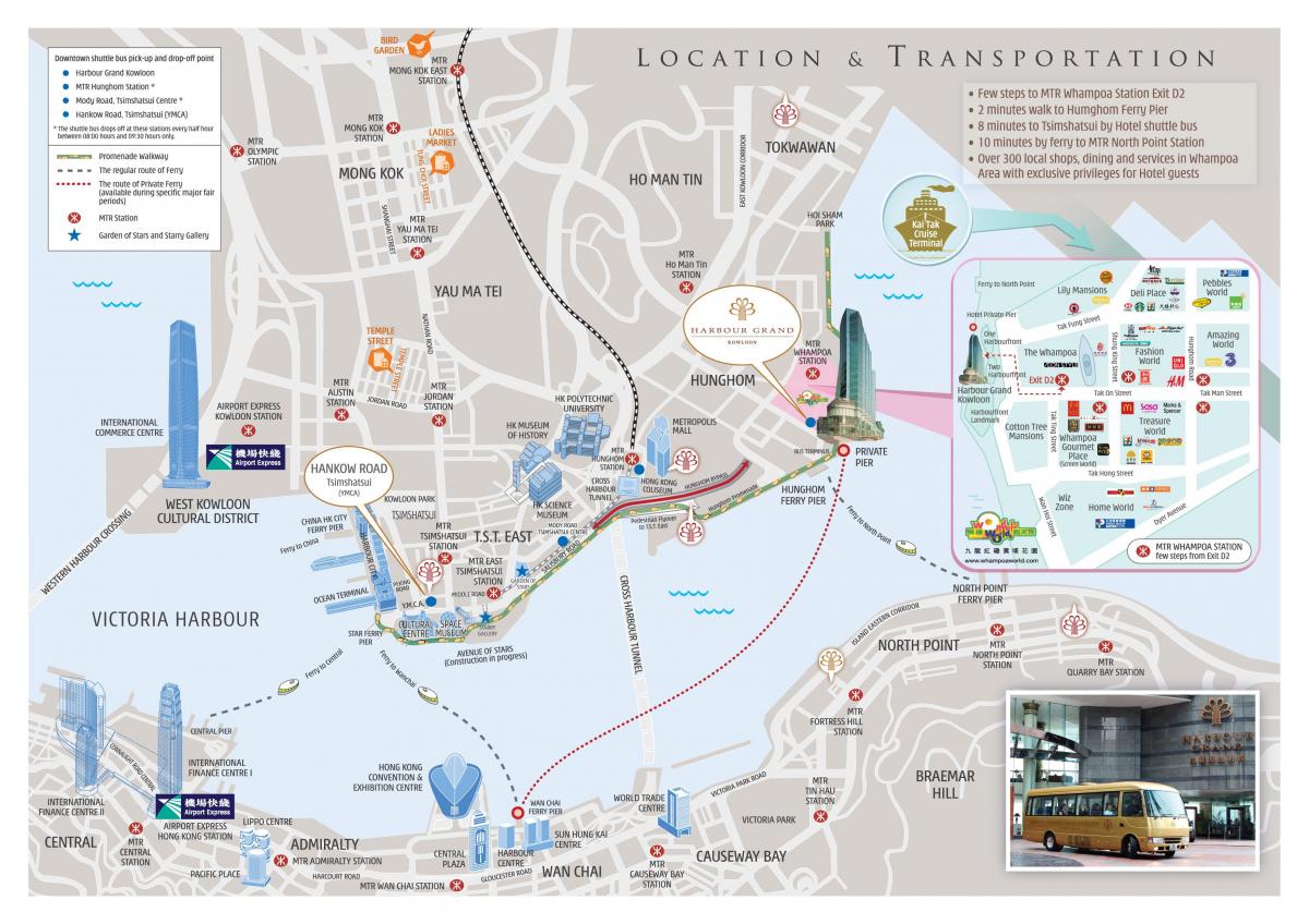 MTR Quarry Bay stacija map