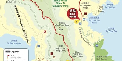Pārgājienu kartē Hong Kong